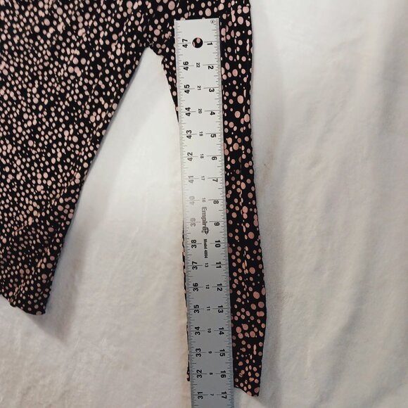 Boden,  Women's Top, Size 8, Black with Soft Pink Dots,  Lyocell and Wool Blend - Picture 14 of 16